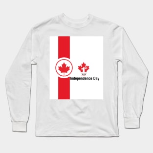 1st July Canada Independence Day Long Sleeve T-Shirt